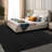 Area Rugs for Living Room or Bedroom, Non slip Black Small Rug 3'x3'-495631712