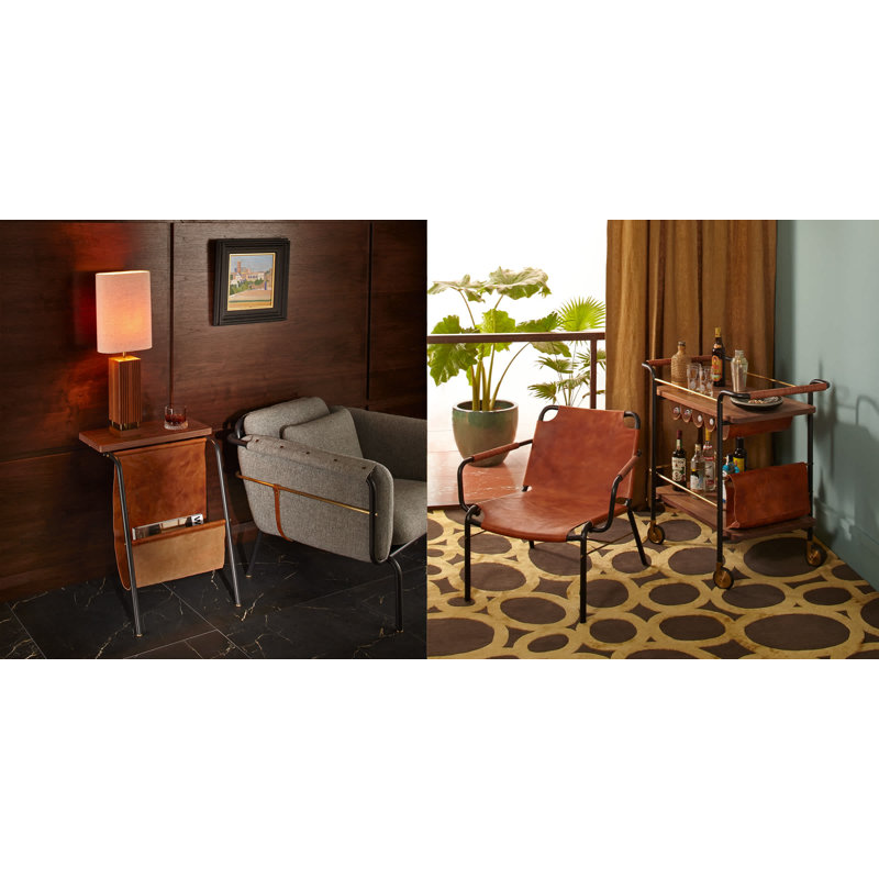 Valet Armchair Chair with Ottoman
