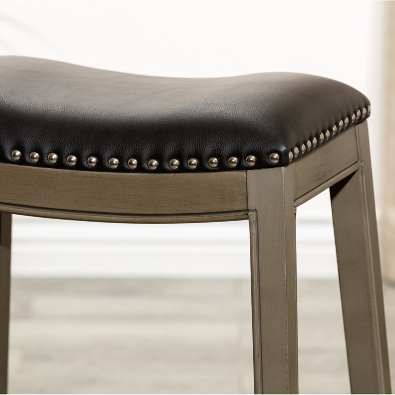 Tabouret de selle, siège, Gris, Noir