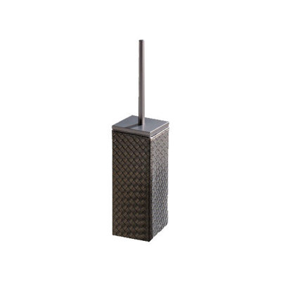 Mercer41 Oconto Leather Toilet Brush And Holder