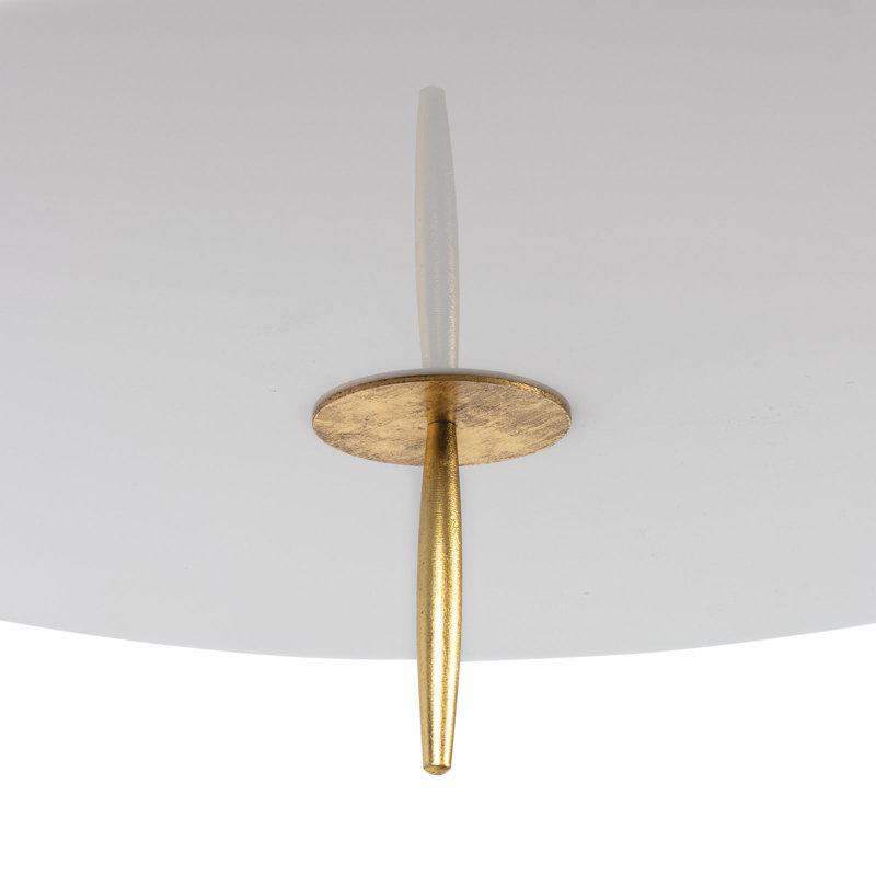 Clove Pendant Large (Black Shade), 14.5" H x 16" W x 16" D, 2 Lights