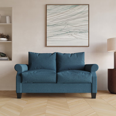 Mayner Fabric Reception Loveseat