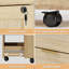 15.75" Rattan File Cabinet With Lock & 3 Drawers-1471648654