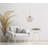 Wyble Metal Compass Side End Accent Table with Clock and Clear Glass Top-1097518861-1097518862
