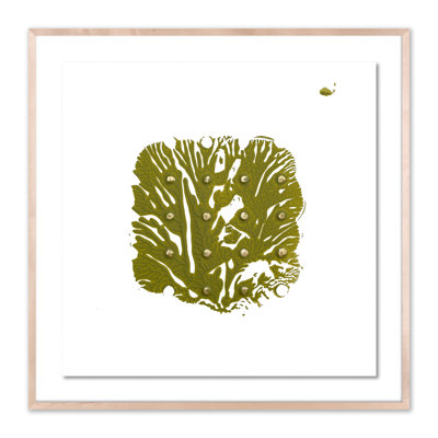 «Green Golden Imprint 7» par Anne Mersmann - impression encadrée