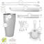 Margarita Glass Cocktail Shaker Set-61891553