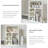 23.62"Minimalist White Multi-compartment Wall-mounted Storage Cabinet, Wall Hanging & Desktop Organizer Shelf