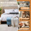 Repose-pieds rembourré en flanelle avec repose-pieds Athiste-1662927513