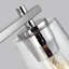 Noland 3 Light Transparent Dimmable Vanity Light-434589075