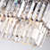 Acob 3 - Light Crystal Linear Pendant with Wrought Iron