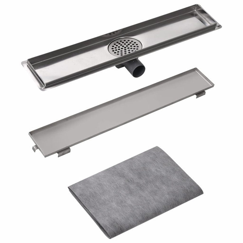 Fran 14cm Linear Grid Waste Shower Drain