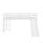 Twin Raised Bed With Ladder And Slide Loft Beds Incorporating Safety Rails-718878458