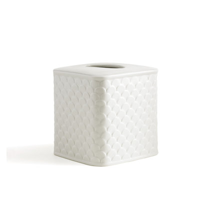 Tannenbaum Porcelain China Tissue Box Cover