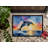 Dolphin Leaping at Sunrise Doormat-112746464