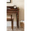 Bureau élégant en bois massif de style victorien avec pieds tournés-1361454840