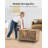 Manufactured Wood Camp Trunk / Footlocker-124580178
