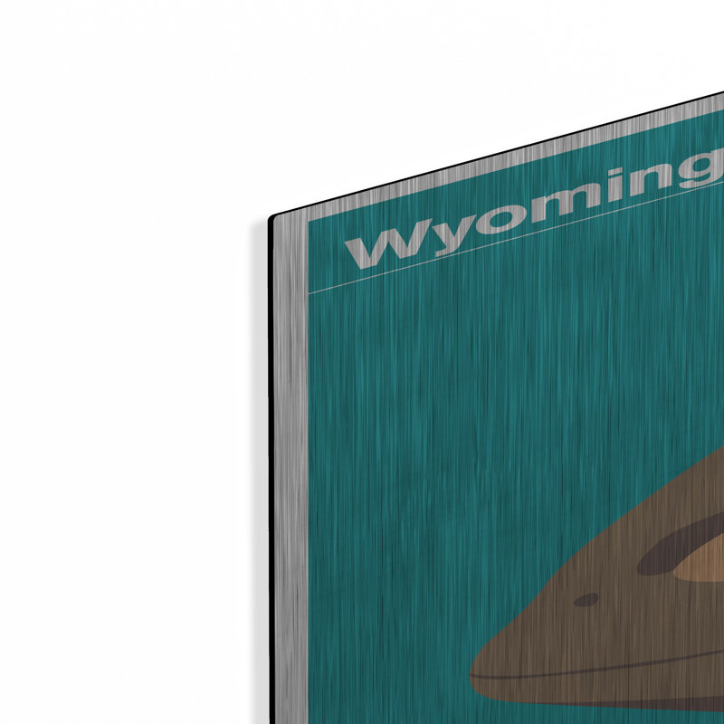 "State Posters WY" par Print Collection, H 36 po x l 24 po