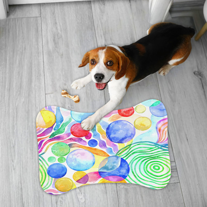 Tapis d'alimentation en forme d'os 1 pièce Lived Whirl