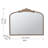 40" X 31" Classic Design Gold Arch Mirror-1854461688-1854461686