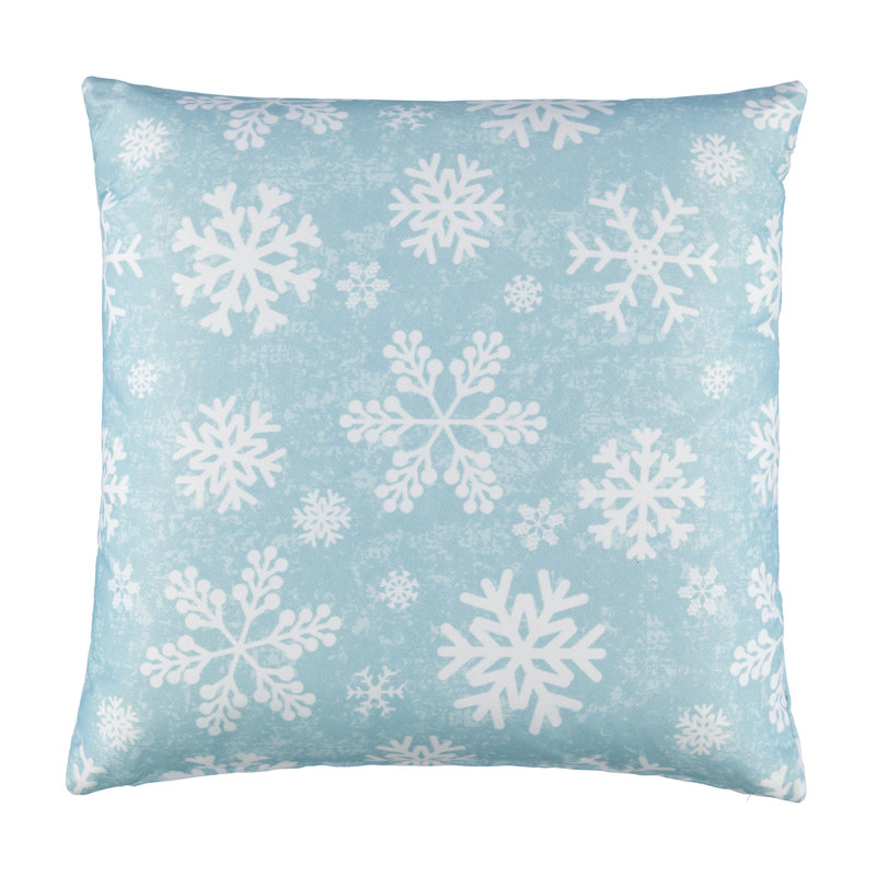 Housse de coussin Blizzard, Bleu, 18 po x 18 po