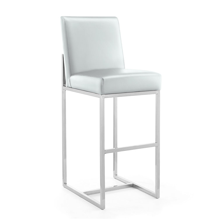 Element Upholstered Counter Stool with Metal Frame