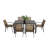 7 Pieces Patio Dining Set