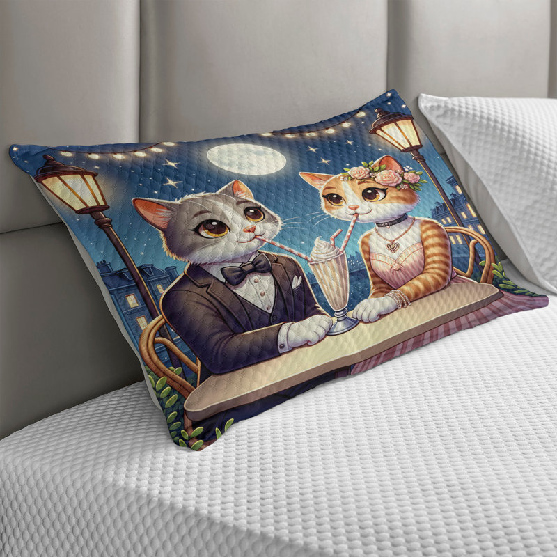 Taie d'oreiller matelassée Ambesonne, H 20 po x l 36 po
