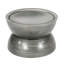 Table basse antique en fer argenté - Form For Elegance