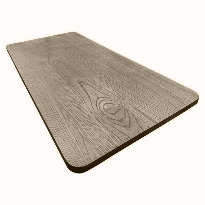 Plateau de table en bois manufacturé, Brun foncé