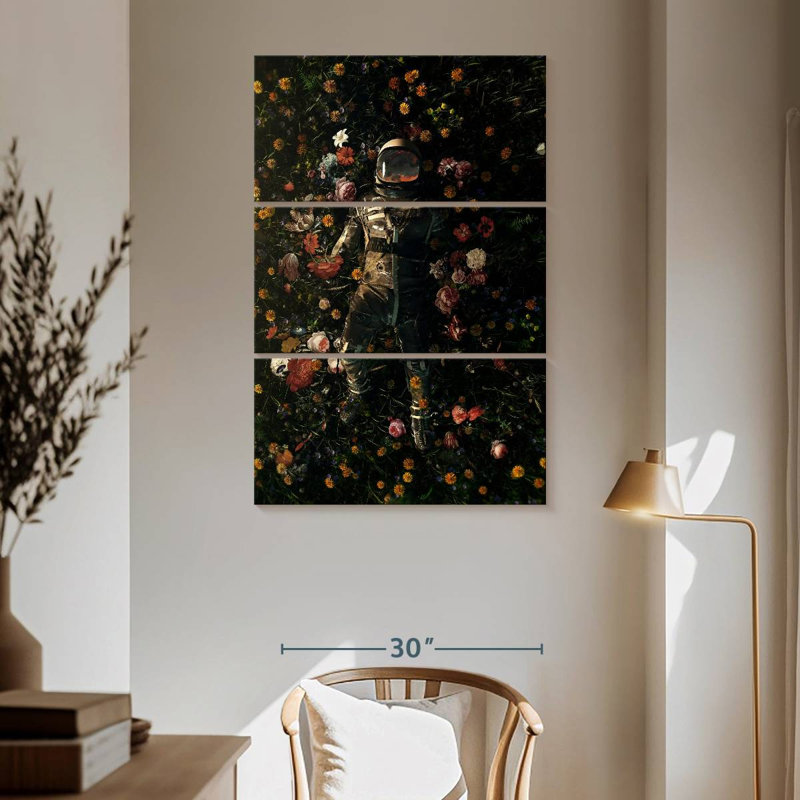 Oberle Garden Delights I, 65" H x 42" W