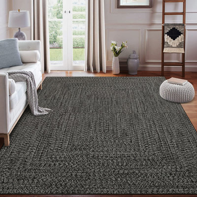 Tapis uni imprimé, tapis lavables pour la chambre à coucher, la salle à manger et le salon