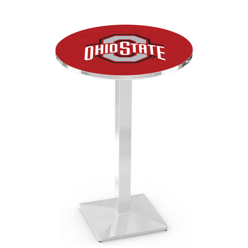 Table bistro NCAA 36 ", Chrome, Ohio State University