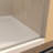48" x 72" Frameless Sliding Shower Door, Clear Tempered Glass, Stainless Steel Handle-122662970