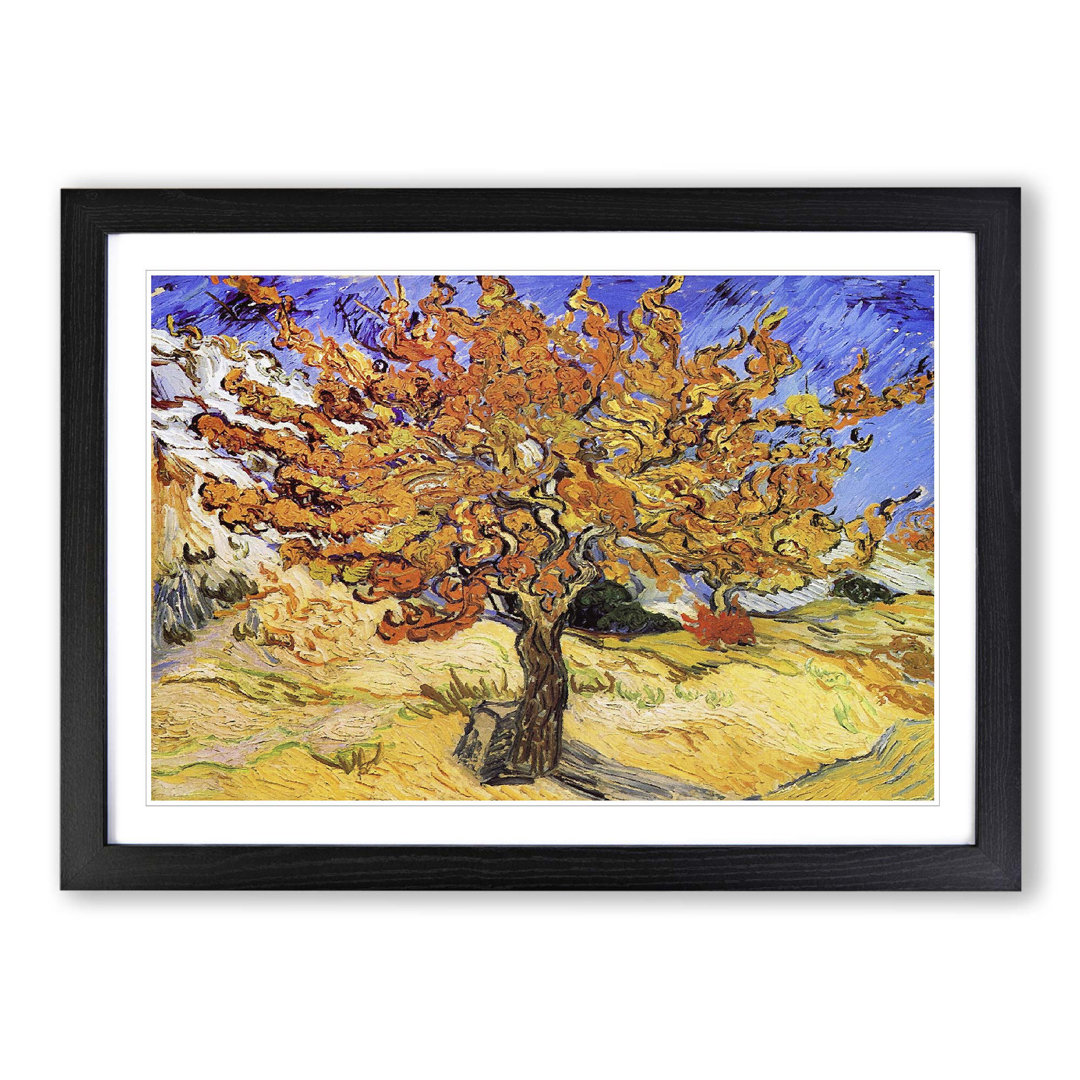 Mulberry tree by Vincent Van Gogh - Framed Print