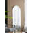 28X1x74" Celine Gold Arch Body Mirror-29774415