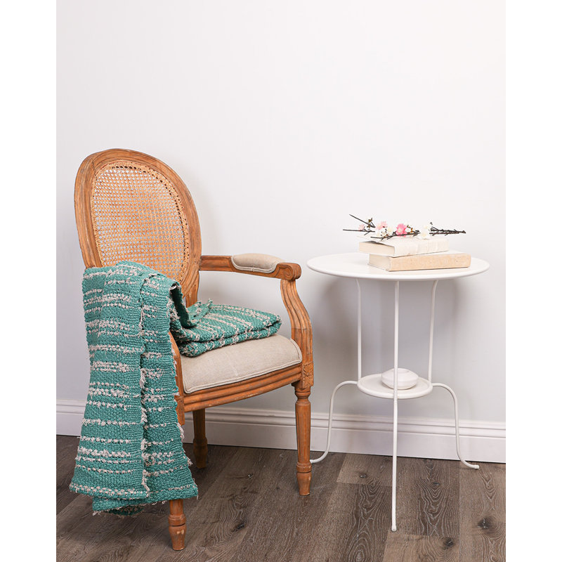 Alcal Knitted Throw Blanket, Teal