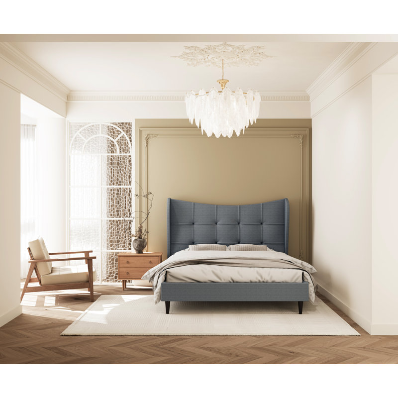 Verona Bedframe, Double (4'6), Grey