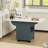 Versatile Folding Dining Table With Wheels And Storage, Ideal For Any Space