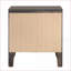 Table de chevet 2 tiroirs Grey Oak