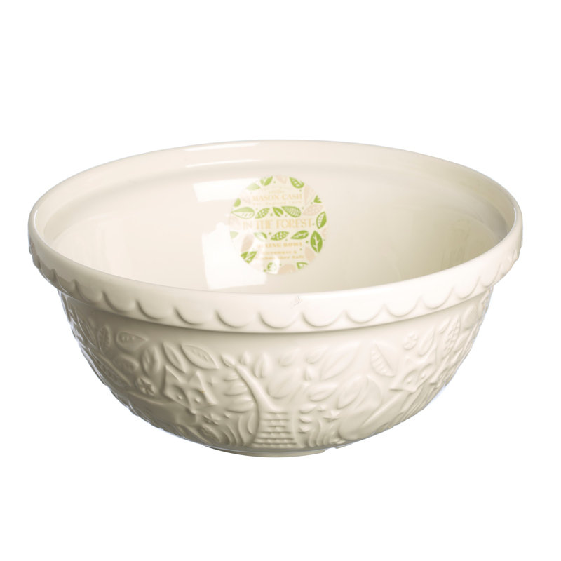 In The Forest 29cm Fox Mixing Bowl, Cream