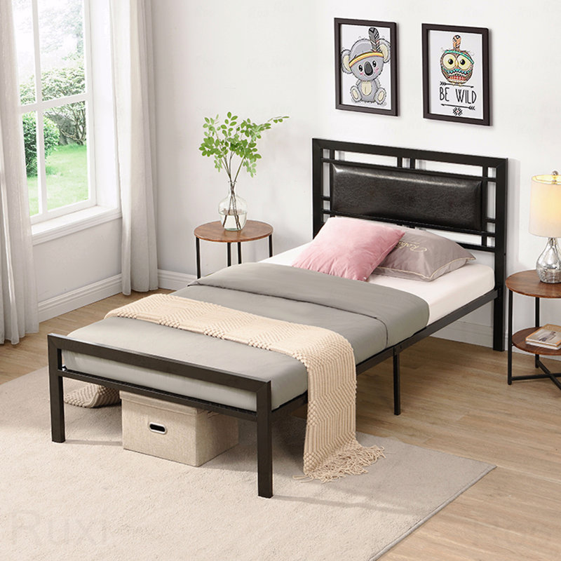 Twin Metal Bed Frame, Sturdy System