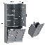 Armoire de rangement pour salle de bain 67 po H Double Tilt Out-1024683059