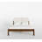 Ardin Solid Wood Bed with Boucle Headboard-698637393-698637392