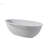 Stone Resin Flatbottom Solid Surface Freestanding Soaking Bathtub