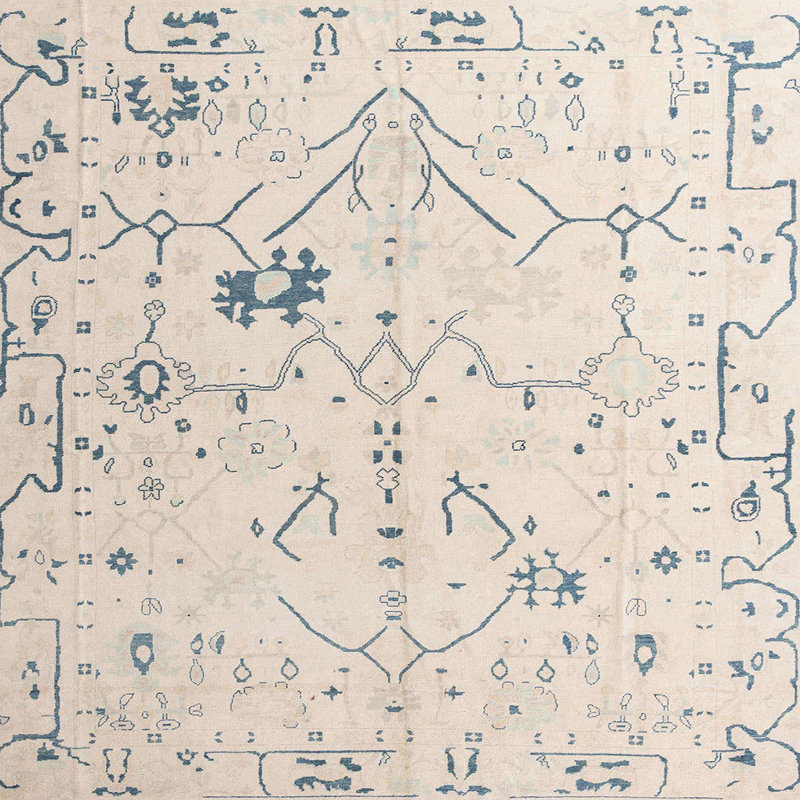 Oriental Indoor Rug, Square 6'