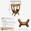 Lukats Solid Wood Console Table-1942665668