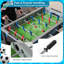 Table de soccer sur table autoportante 37 po x 21 po avec 2 balles et 2 buteurs manuels