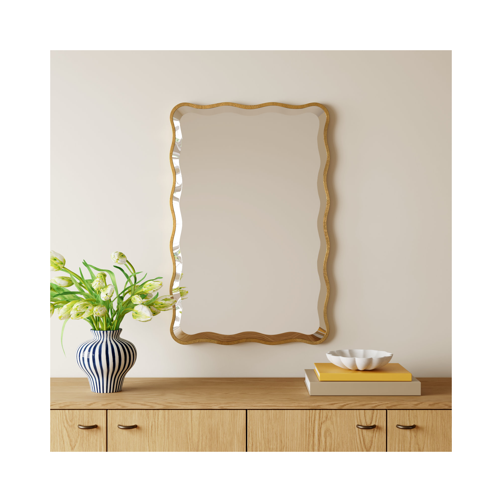 Wilmot Wavy Wall Mirror