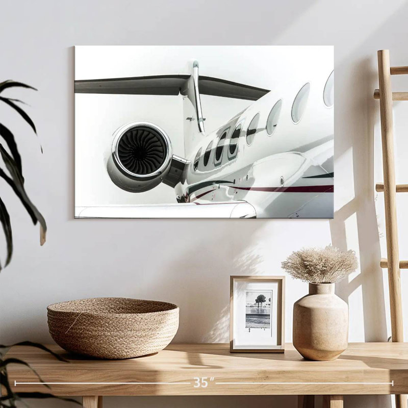 Mehar Luxury Plane Details, 20" H x 30" W