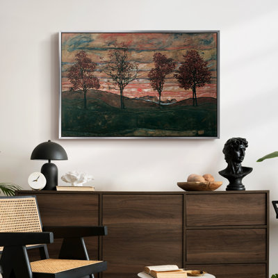 Four Trees (Vier Bäume), 1917-Egon Schiele-Framed Gallery Wrapped Canvas